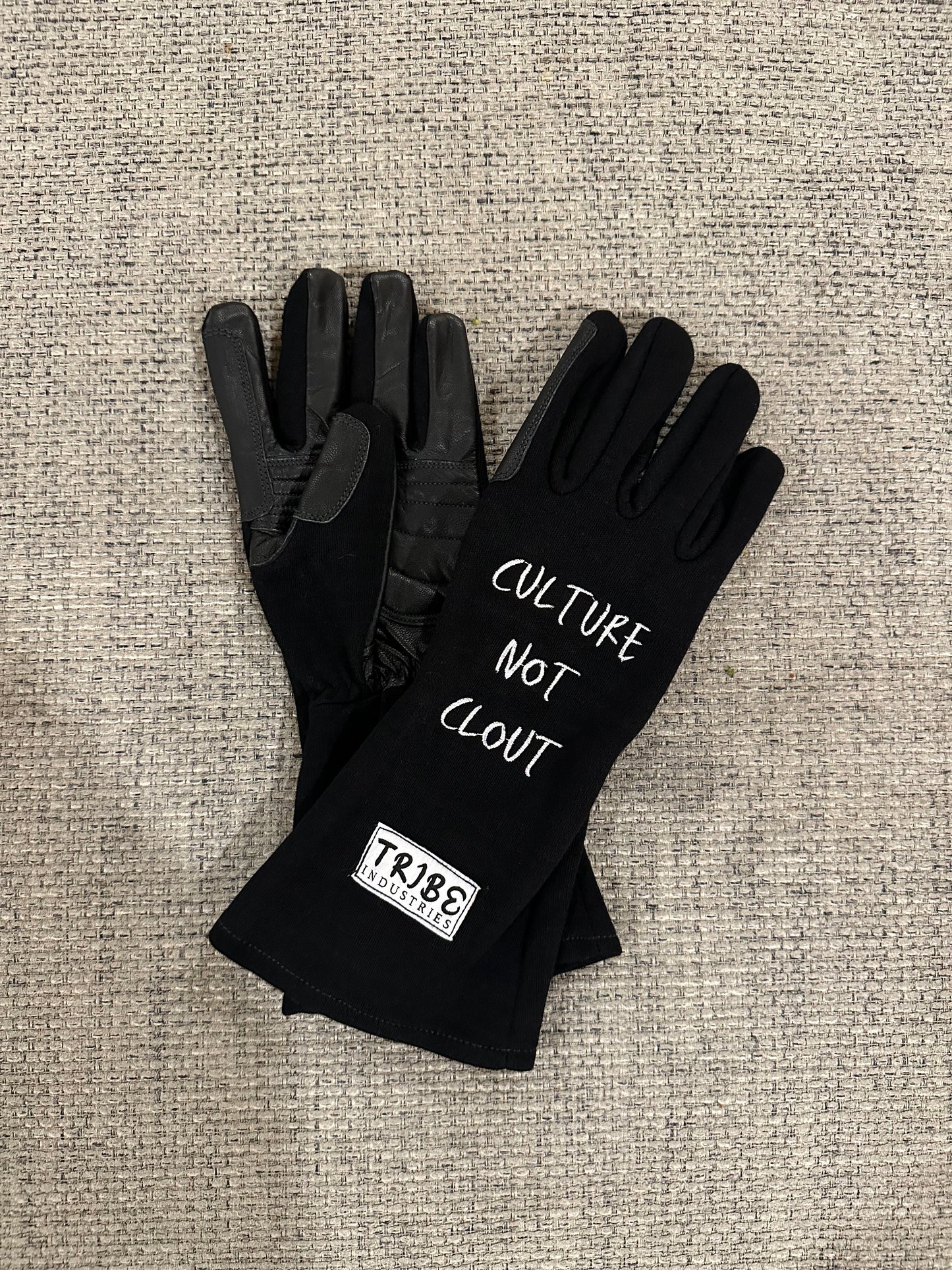 "Culture Not Clout" Street Driving Gloves