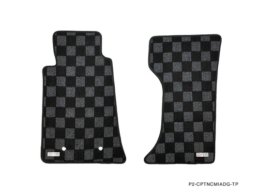 P2M - Race Floor Mats Dark Grey - Mazda Miata MX-5 2006-15 (NC)